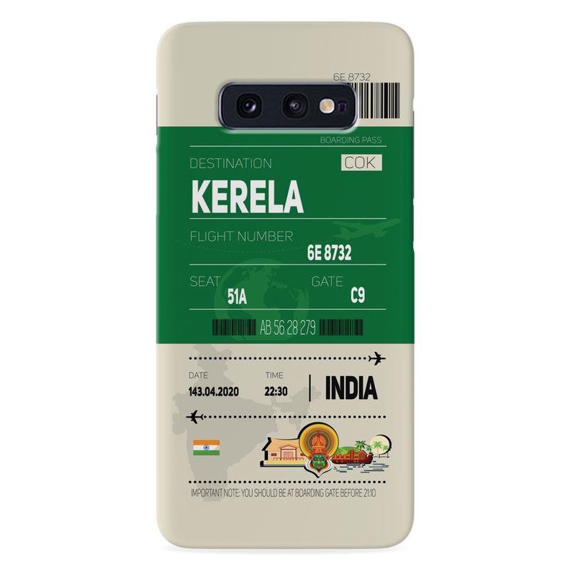 Kerala ticket Printed Slim Cases and Cover for Galaxy S10E
