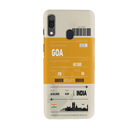 Goa ticket Printed Slim Cases and Cover for Galaxy A20