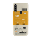 Goa ticket Printed Slim Cases and Cover for Galaxy A20S
