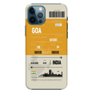 Goa ticket Printed Slim Cases and Cover for iPhone 12 Pro Max