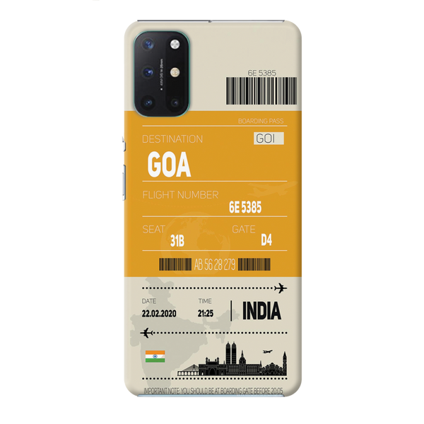 Goa ticket Printed Slim Cases and Cover for OnePlus 8T