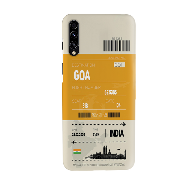 Goa ticket Printed Slim Cases and Cover for Galaxy A30S