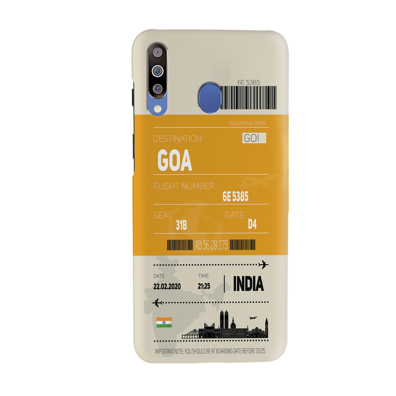 Goa ticket Printed Slim Cases and Cover for Galaxy M30