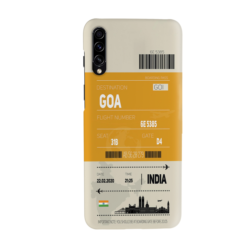 Goa ticket Printed Slim Cases and Cover for Galaxy A50