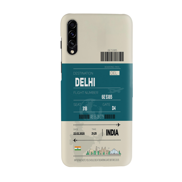 Delhi ticket Printed Slim Cases and Cover for Galaxy A30S