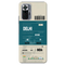Delhi ticket Printed Slim Cases and Cover for Redmi Note 10 Pro