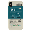 Delhi ticket Printed Slim Cases and Cover for iPhone X