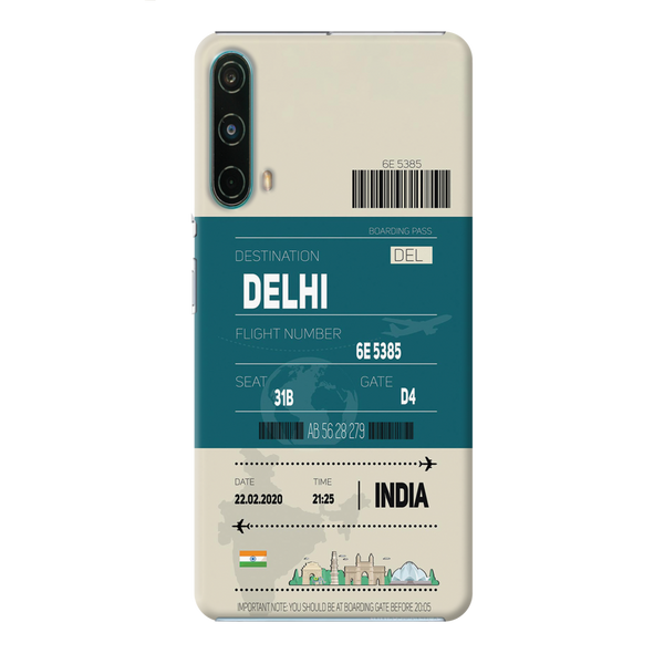 Delhi ticket Printed Slim Cases and Cover for OnePlus Nord CE 5G