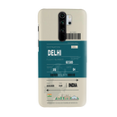 Delhi ticket Printed Slim Cases and Cover for Redmi Note 8 Pro