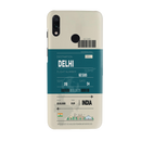 Delhi ticket Printed Slim Cases and Cover for Redmi Note 7 Pro