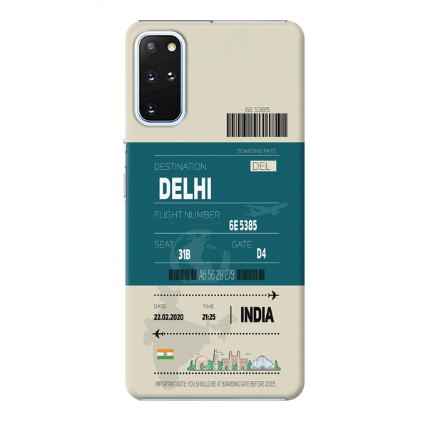 Delhi ticket Printed Slim Cases and Cover for Galaxy S20