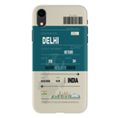 Delhi ticket Printed Slim Cases and Cover for iPhone XR