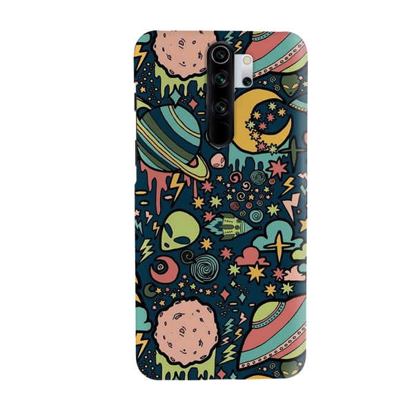 Space Ships Printed Slim Cases and Cover for Redmi Note 8 Pro