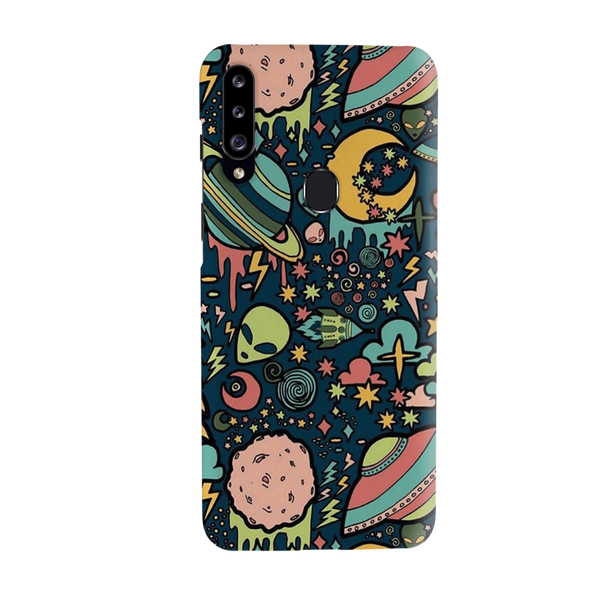 Space Ships Printed Slim Cases and Cover for Galaxy A20S