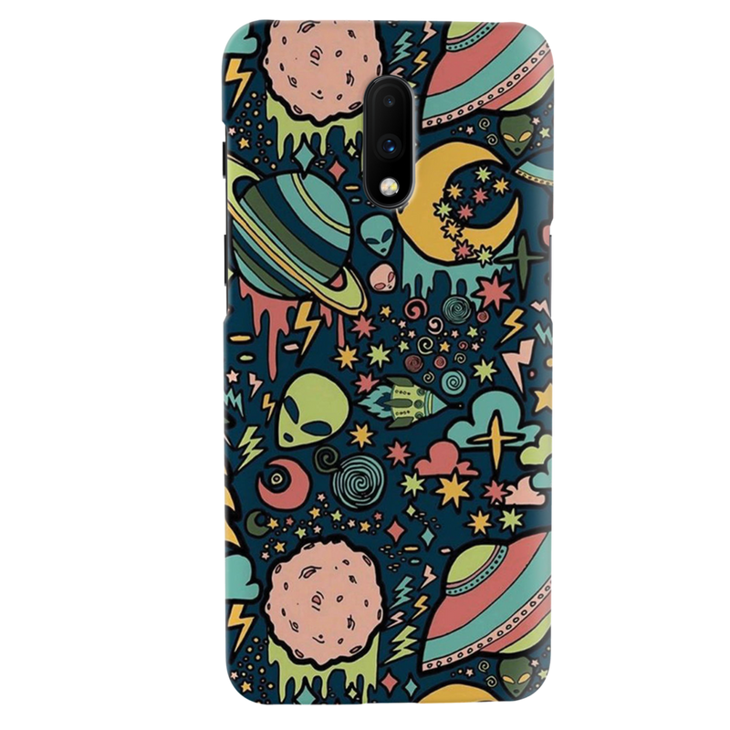 Space Ships Printed Slim Cases and Cover for OnePlus 7