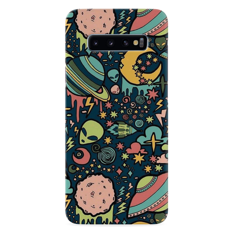 Space Ships Printed Slim Cases and Cover for Galaxy S10