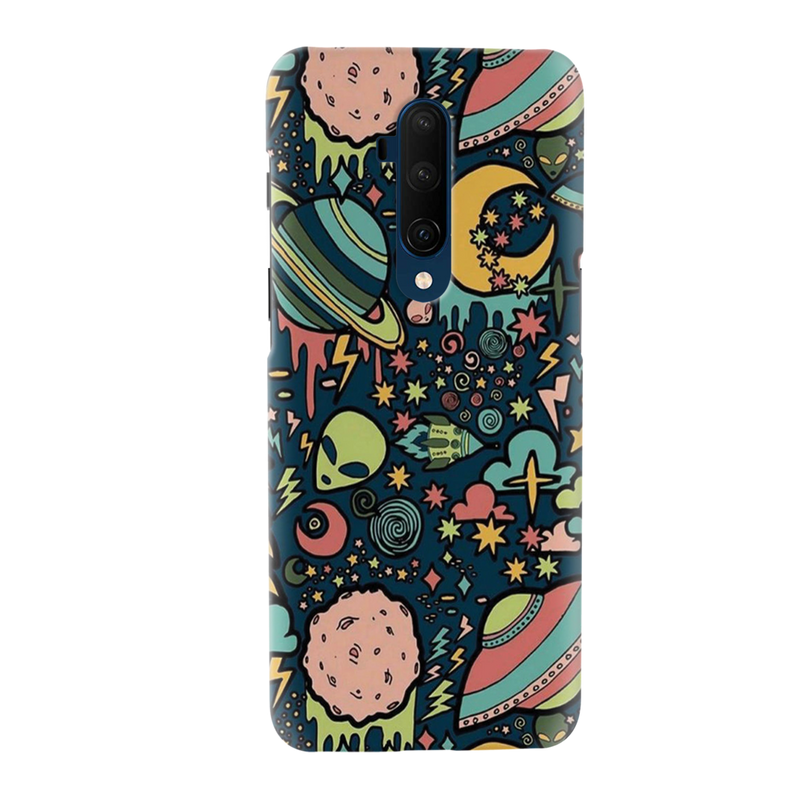 Space Ships Printed Slim Cases and Cover for OnePlus 7T Pro