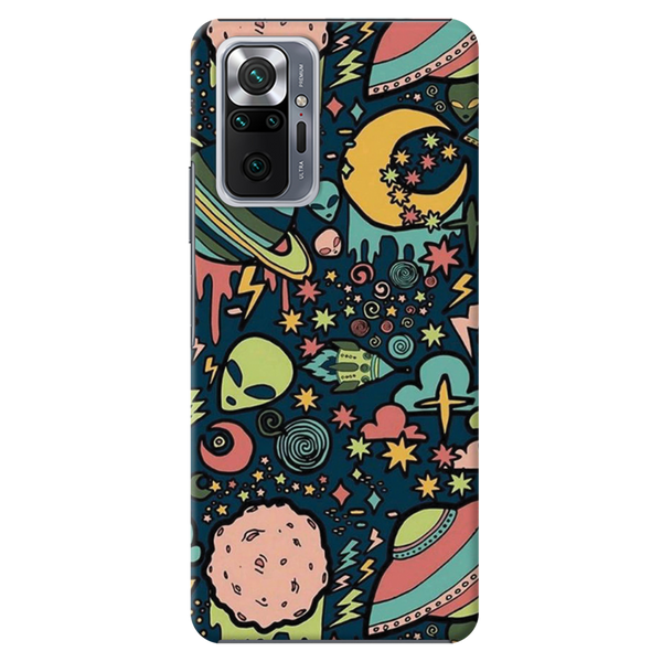 Space Ships Printed Slim Cases and Cover for Redmi Note 10 Pro