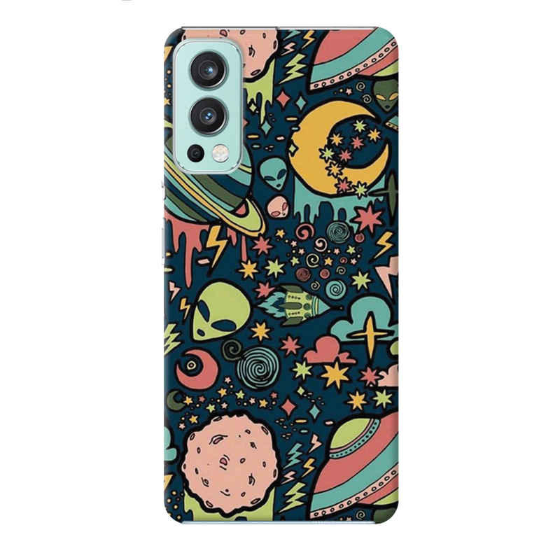 Space Ships Printed Slim Cases and Cover for OnePlus Nord 2