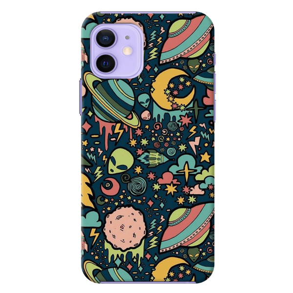 Space Ships Printed Slim Cases and Cover for iPhone 12 Mini