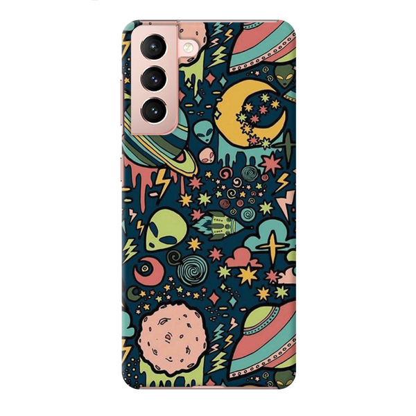 Space Ships Printed Slim Cases and Cover for Galaxy S21