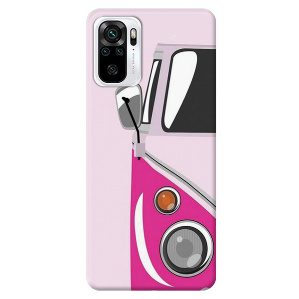 Pink Volkswagon Printed Slim Cases and Cover for Redmi Note 10