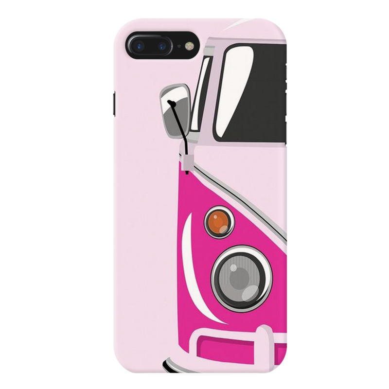 Pink Volkswagon Printed Slim Cases and Cover for iPhone 8 Plus