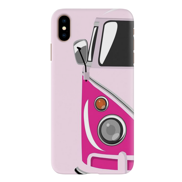 Pink Volkswagon Printed Slim Cases and Cover for iPhone XS Max
