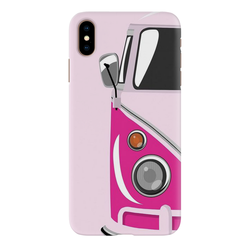 Pink Volkswagon Printed Slim Cases and Cover for iPhone XS Max