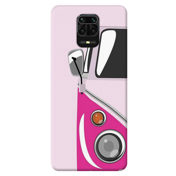 Pink Volkswagon Printed Slim Cases and Cover for Redmi Note 9 Pro Max