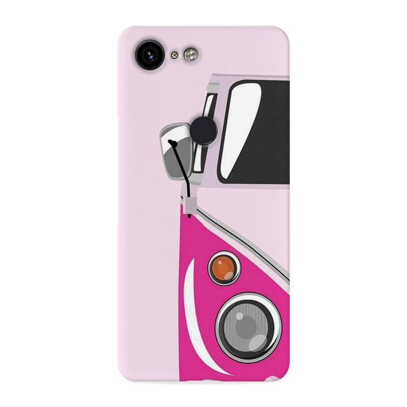 Pink Volkswagon Printed Slim Cases and Cover for Pixel 3