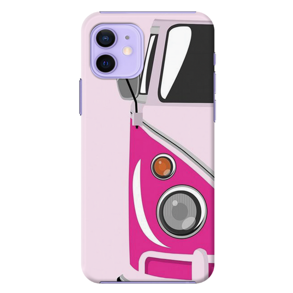Pink Volkswagon Printed Slim Cases and Cover for iPhone 12 Mini