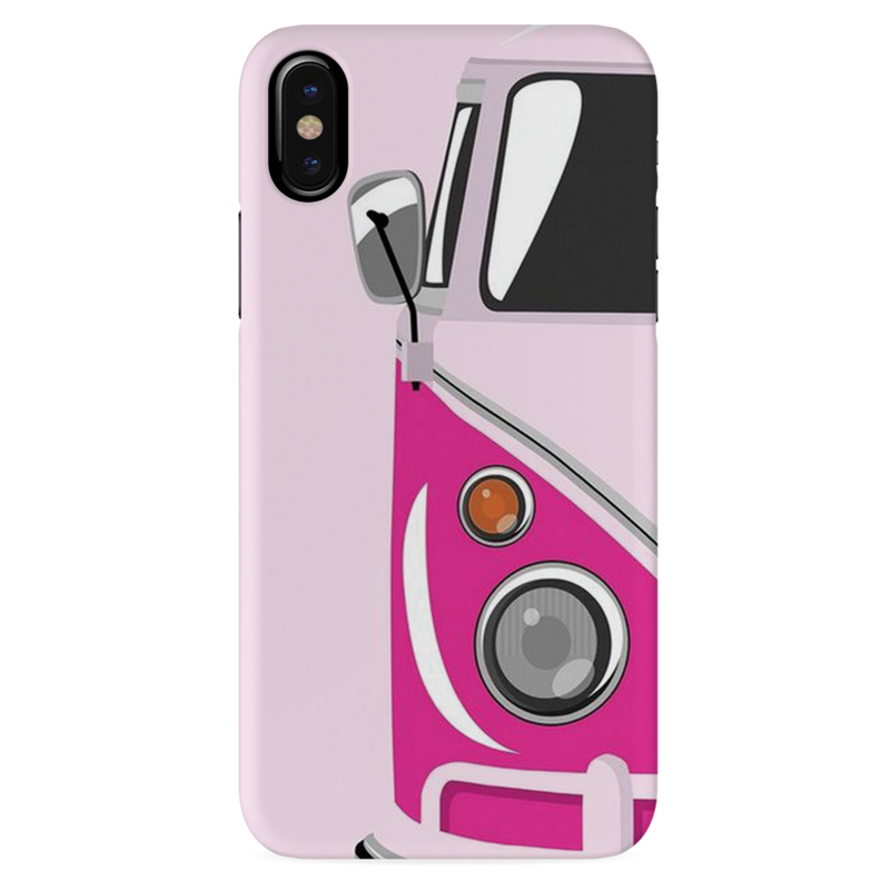 Pink Volkswagon Printed Slim Cases and Cover for iPhone XS