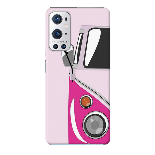 Pink Volkswagon Printed Slim Cases and Cover for OnePlus 9R