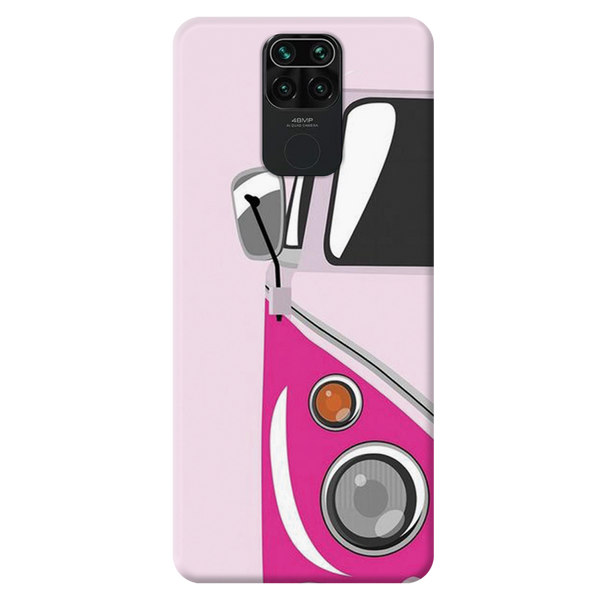 Pink Volkswagon Printed Slim Cases and Cover for Redmi Note 9
