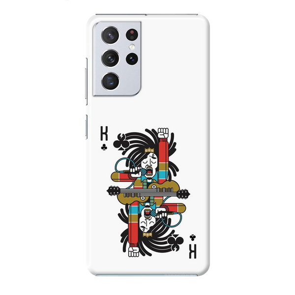 King Card Printed Slim Cases and Cover for Galaxy S21 Ultra