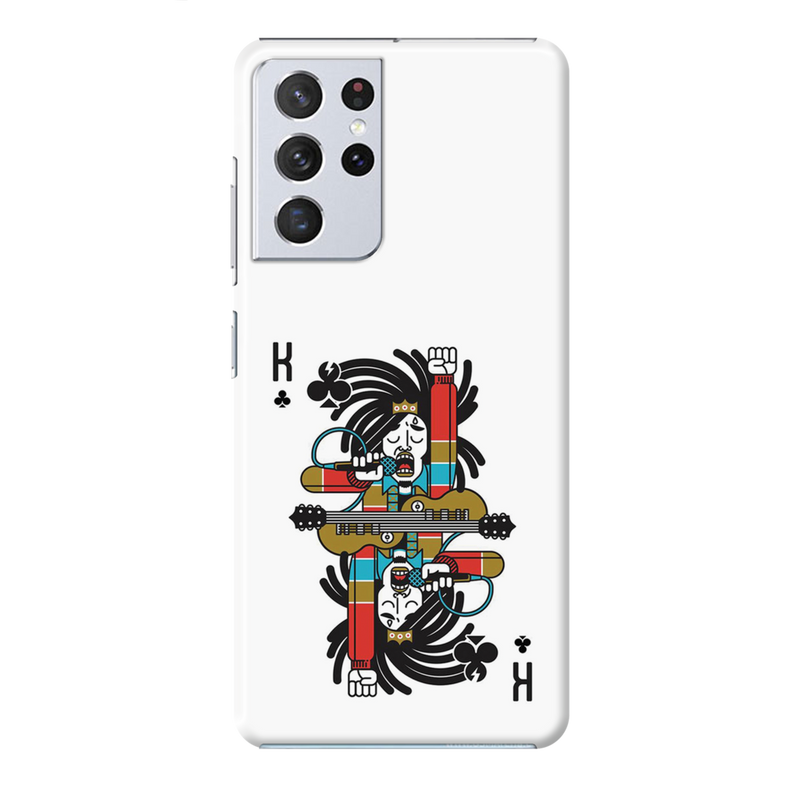 King Card Printed Slim Cases and Cover for Galaxy S21 Ultra