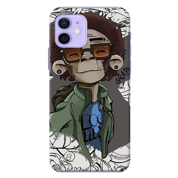 Monkey Printed Slim Cases and Cover for iPhone 12 Mini
