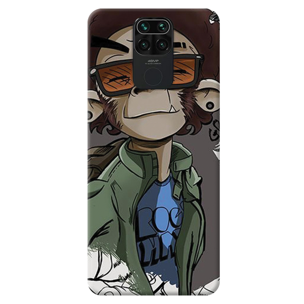 Monkey Printed Slim Cases and Cover for Redmi Note 9