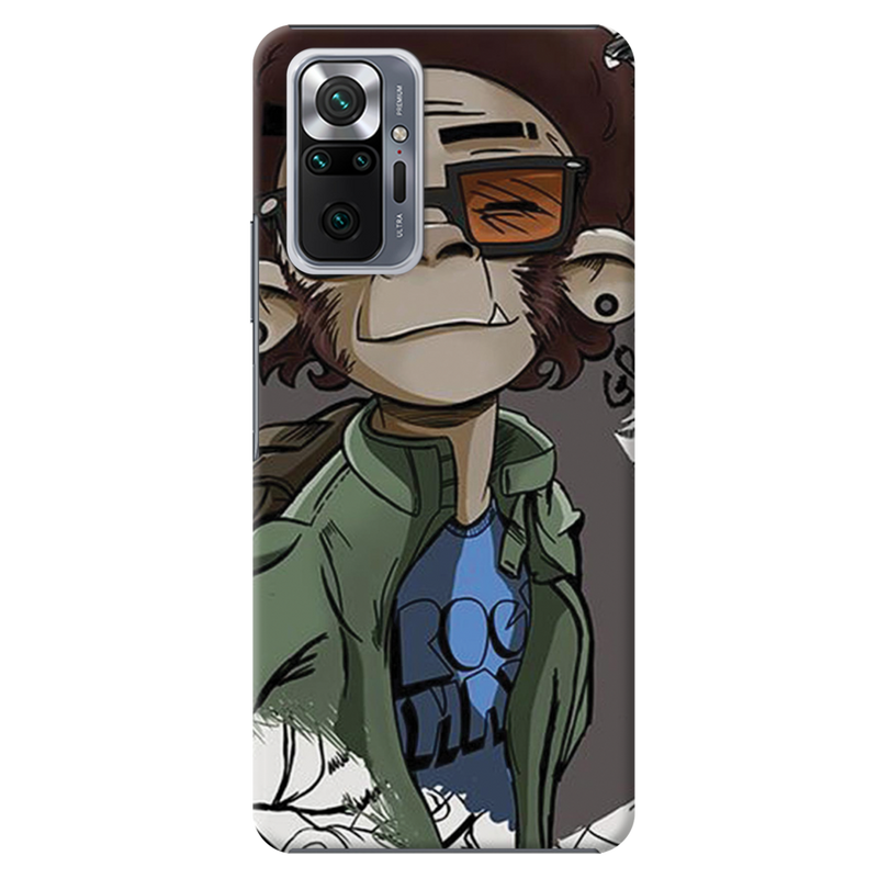 Monkey Printed Slim Cases and Cover for Redmi Note 10 Pro