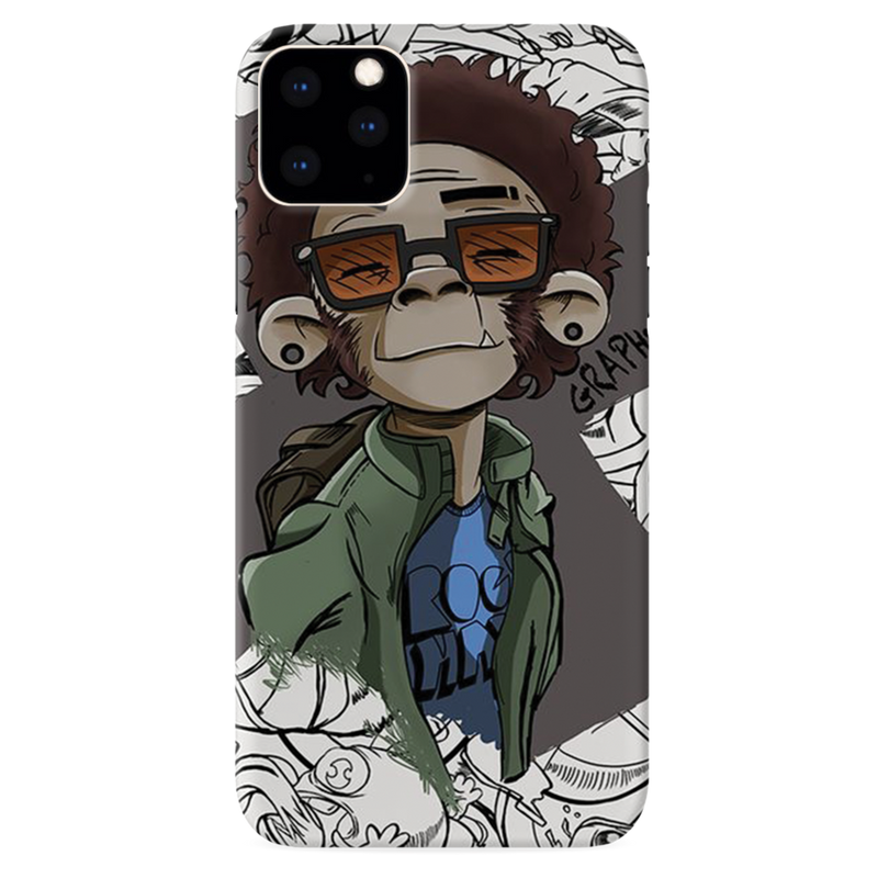 Monkey Printed Slim Cases and Cover for iPhone 11 Pro Max