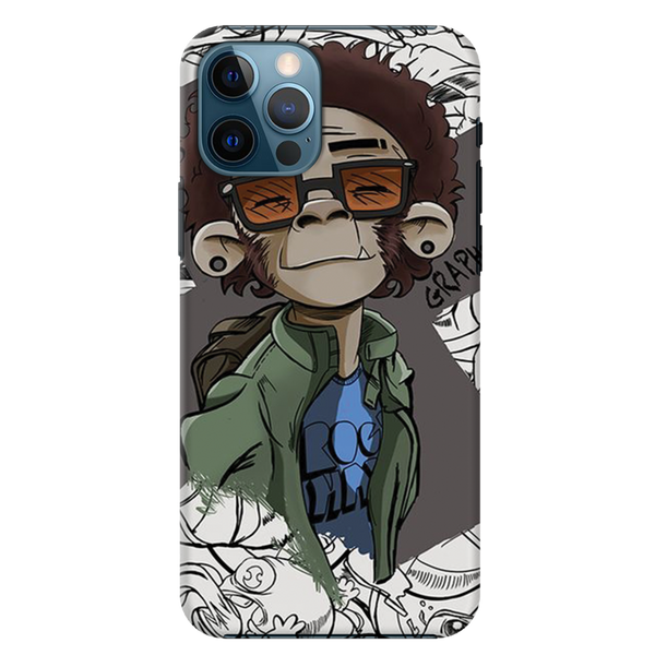 Monkey Printed Slim Cases and Cover for iPhone 12 Pro