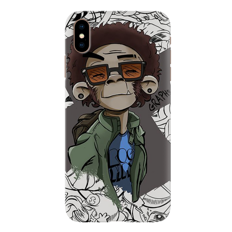 Monkey Printed Slim Cases and Cover for iPhone XS Max