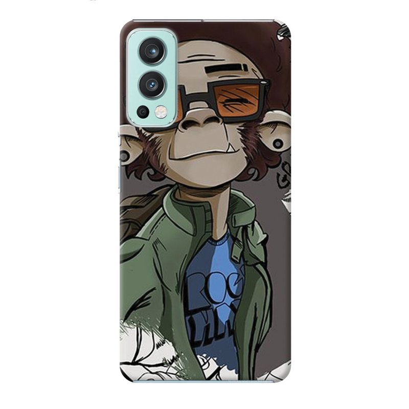 Monkey Printed Slim Cases and Cover for OnePlus Nord 2
