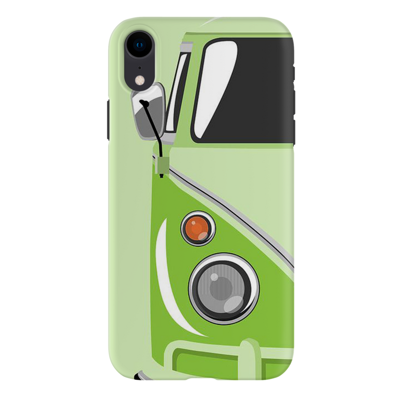 Green Volkswagon Printed Slim Cases and Cover for iPhone XR