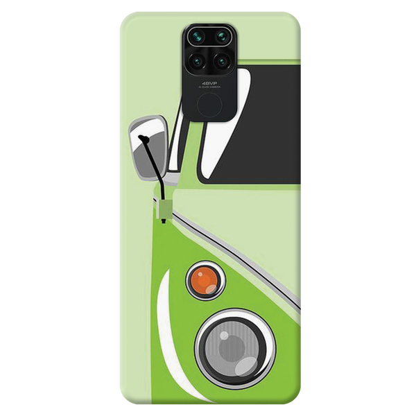 Green Volkswagon Printed Slim Cases and Cover for Redmi Note 9