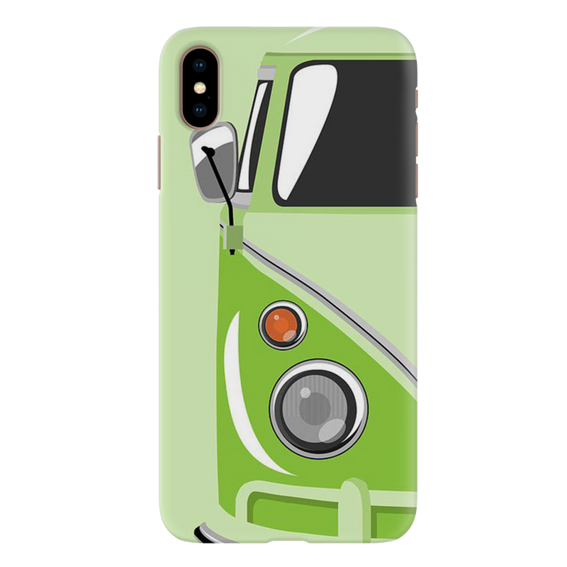 Green Volkswagon Printed Slim Cases and Cover for iPhone XS Max
