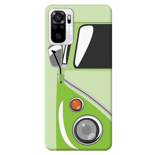 Green Volkswagon Printed Slim Cases and Cover for Redmi Note 10