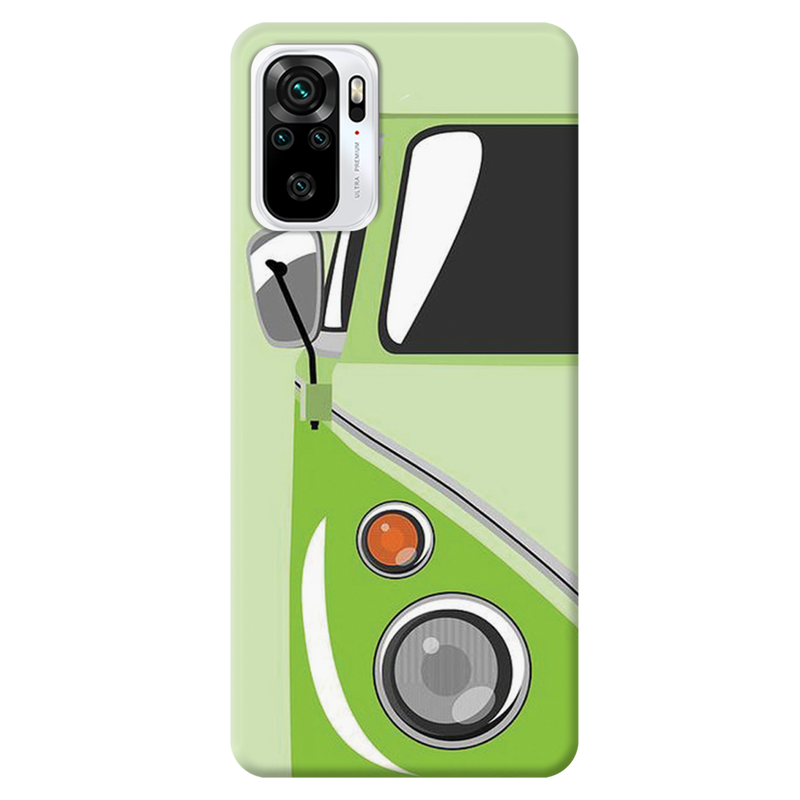 Green Volkswagon Printed Slim Cases and Cover for Redmi Note 10