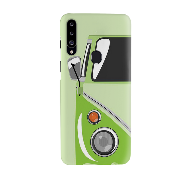 Green Volkswagon Printed Slim Cases and Cover for Galaxy A20S